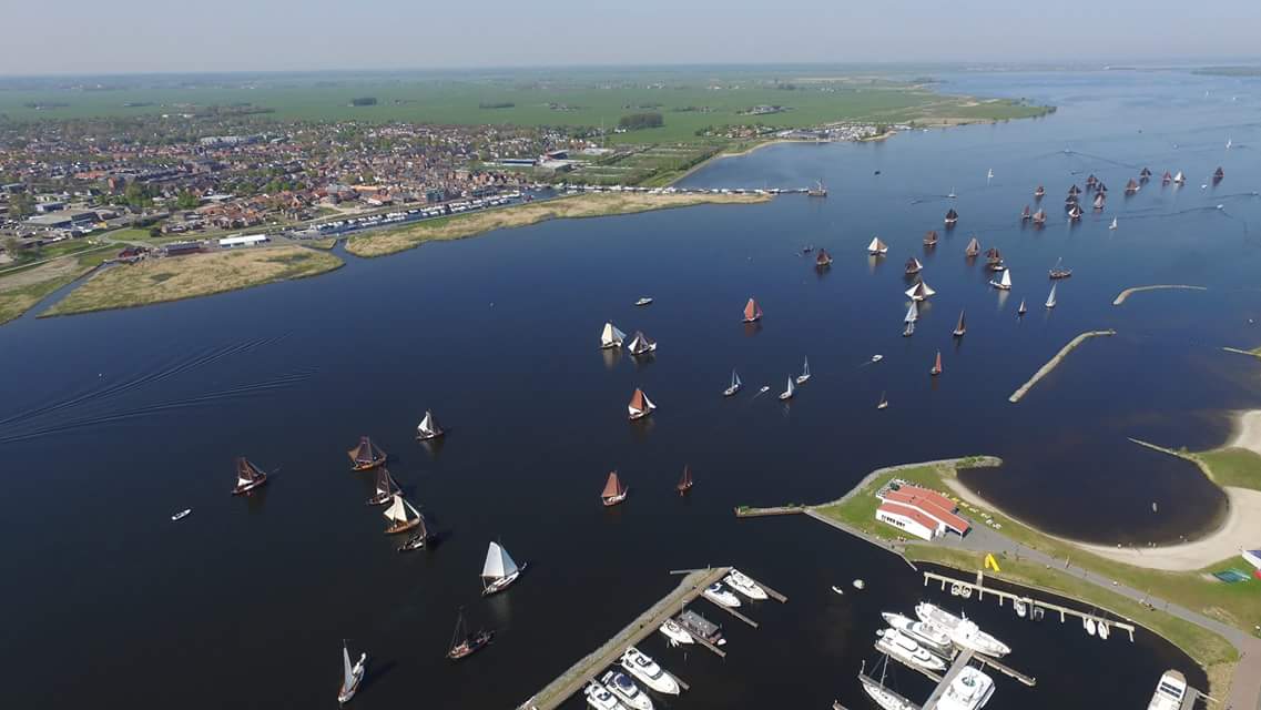 Zeilen, Zuidwal en zonnig weekend